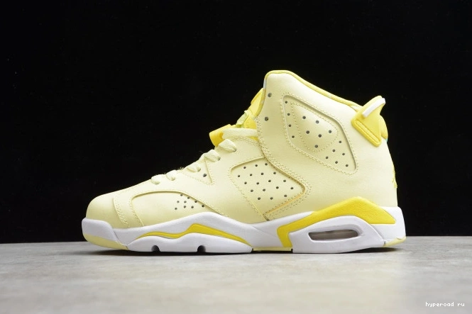 Floral Jordan Air (GS) Retro Yellow 6 543390-800 Dynamic 0606